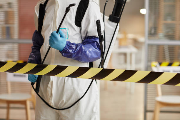 Professional Biohazard technician working in Woodbine, IA